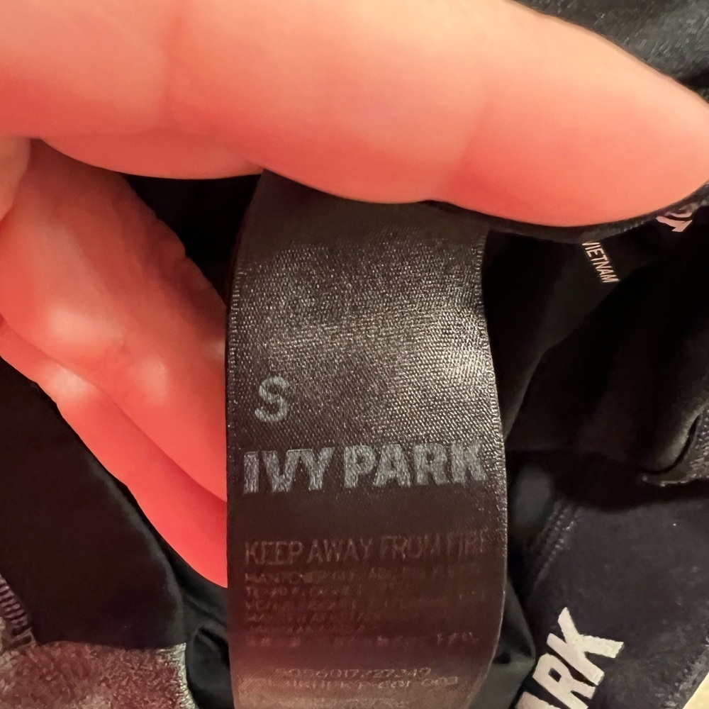Red grey black Ivy Park‎ leggings S Small - Picture 4 of 6